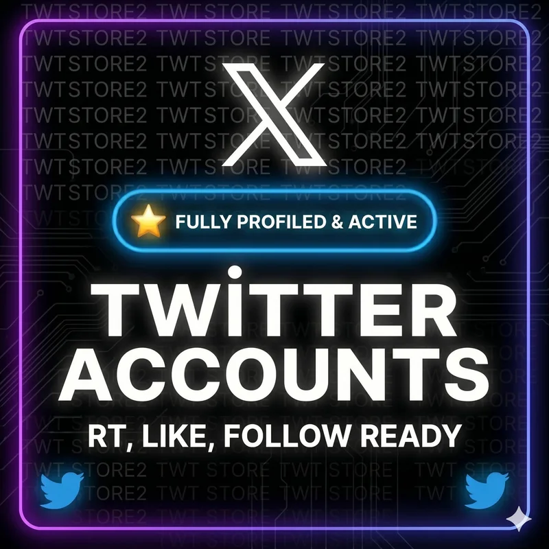Vollständig Profiliertes NFT Twitter | RT, Like, Follow Bereit | 2FA + Token - Vollständig Profiliertes NFT Twitter | RT, Like, Follow Bereit | 2FA + Token